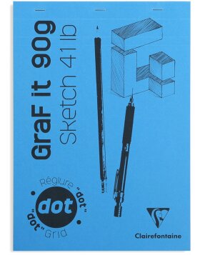 sketchpad GRAF IT, DIN A4 sky blue 80 sheets 90g,...