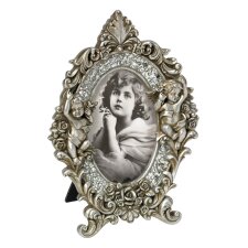 Antique frame Le Ange 13x18 cm silver baroque