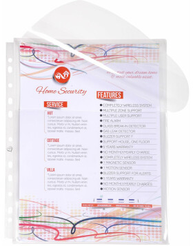 1 piece of brochure cases for DIN A4 format