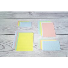 Index Cards checkered DIN A4 100 pc sealed Azure