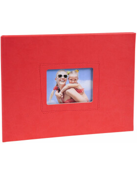 Photo album Softissimo 28,5x22 cm red