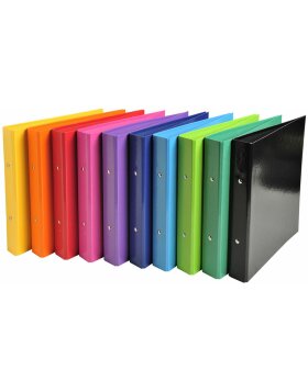 Ring binder with rings 25mm 2 Iderama sorted A5 colors