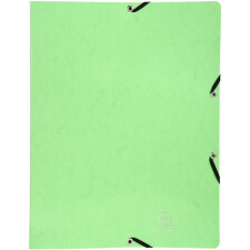 Ring Binder with elastic 4 rings 15mm Iderama - A4 violet citrus green