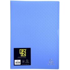 Carpeta expositora PP con 30 bolsillos Fizz A4 - Azul