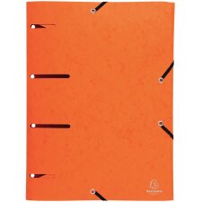 Exacompta folder with 3 flaps and elastic band A4 colours assorted