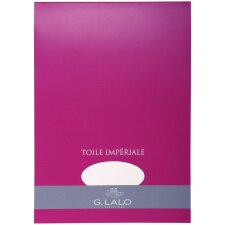 Notepad Toile impériale, DIN A4, 50 sheets, 100g white
