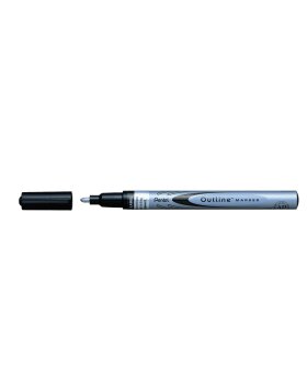 Rotulador contorno Magic Pen plata-negro