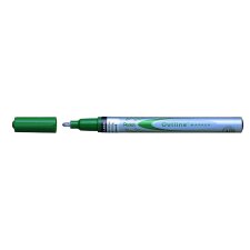 Outline Marker silber-grüner Zauber-Stift
