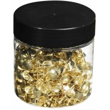 Box of 750 pieces tacks with heads of brass, Ø11mm, lace 9mm brass
