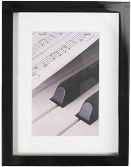 Henzo piano black wooden frame 13x18 cm