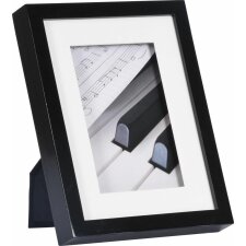 Henzo piano black wooden frame 13x18 cm