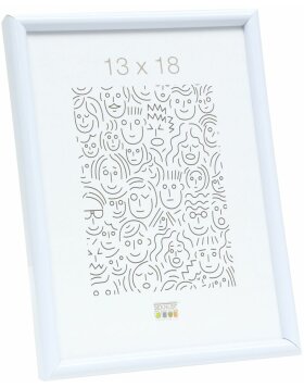 Cornice in plastica S011 bianco 60x80 cm
