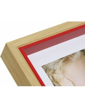 wooden frame S40BH red 30x40 cm