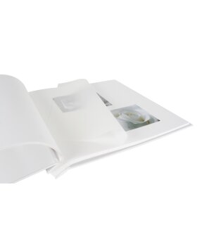 post-bound album WEDDING white - white pages