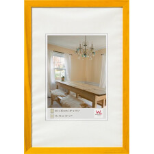 Peppers wooden frame 20x30 cm yellow
