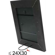 Cadre en bois S48SC2 noir-marron 24x30 cm