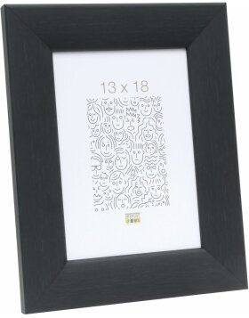 wooden frame S53G black Paint-Look 13x18 cm