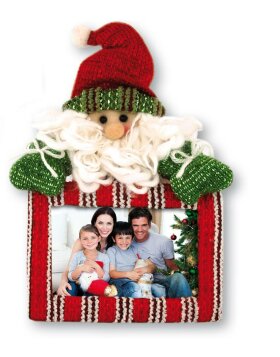 simpatica cornice natalizia per 1 foto in formato 10x15 cm