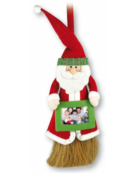 Christmas decoration Santa Claus with cutout for 1 photo