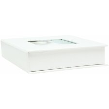 Storage box for USB & pictures white
