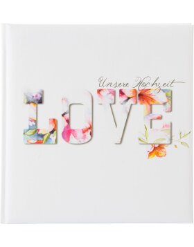Goldbuch Hochzeitsalbum Big Love 30x31 cm 60 weiße Seiten