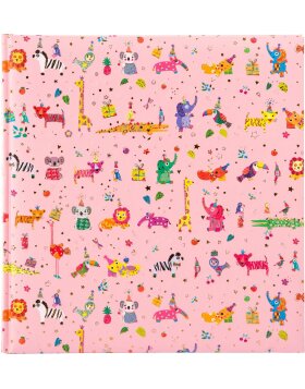 Goldbuch Baby Album Mascotas rosa 30x31 cm 60 páginas blancas