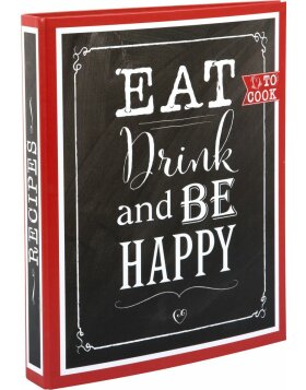 Livre de recettes Goldbook A4 Eat, Drink...