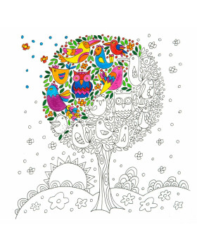 poetry album Relax Tree 18x19 cm