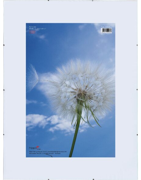HNFD Cadre &agrave; clipser 70x100 cm verre acrylique Porte-photos sans cadre