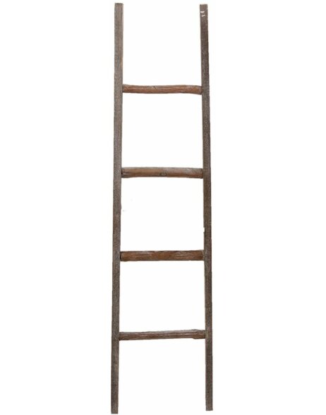 50178 Clayre Eef - decoration ladder 39x5x150 cm brown