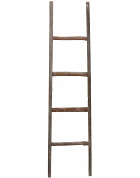 50178 Clayre Eef - decoration ladder 39x5x150 cm brown