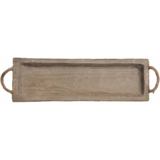 Clayre & Eef tray made of wood - 61x14x10 cm