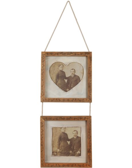 2613 gallery frame with cord 2x 10x10 cm