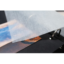 HERMA photo mounting board black 320x315 mm 5 sheets