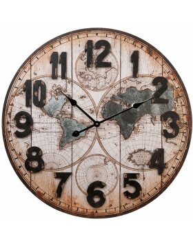 clock WORLDI 69x5x70 cm - 5KL0084 Clayre Eef