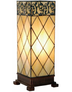 Tafellamp tiffany tiffany - 18x45 cm natuur