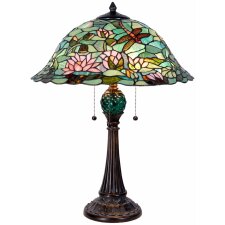 Lampa stołowa Tiffany 47x60 cm - kolorowa