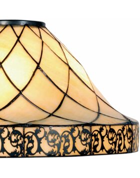 Tiffany lamp shade &Oslash; 45x28 cm colourful/natural