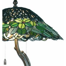 Tiffany lampe de table Ø 47x58 cm vert multicolore