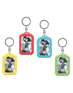 Porte-clés photo en couleur 3,5x4,5 cm