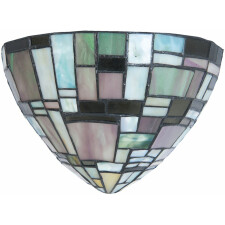 TIFFANY wall lamp colourful - 5LL-5844 Clayre Eef