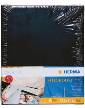 HERMA photobook classic 265x315mm black