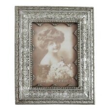 2763 antique frame Baroque silver 6x9 cm