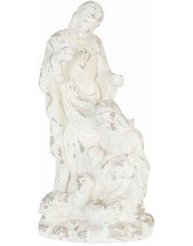 Clayre & Eef Krippen-Figur 35x71x21 cm weiß