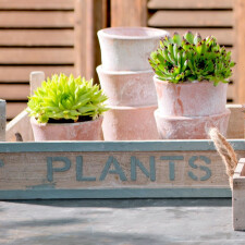 plant pot 63068 - wood 10x9 cm - 33x24x12 cm