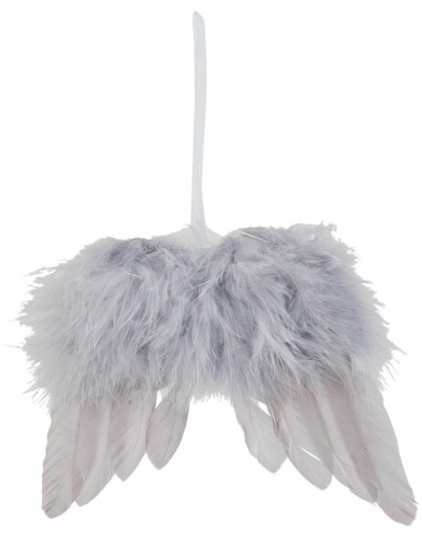 decoration hanger Wings - 63382 Clayre Eef grey