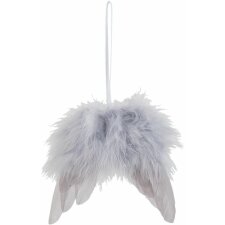 decoration hanger Wings - 63383 Clayre Eef grey