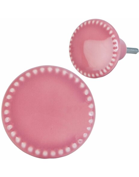 M&ouml;belknopf &Oslash; 4 cm in rosa - 63430