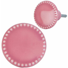 Möbelknopf Ø 4 cm in rosa - 63430