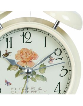 Clayre & Eef Horloge Réveil FLOWER 12x15 cm - 6AC0011